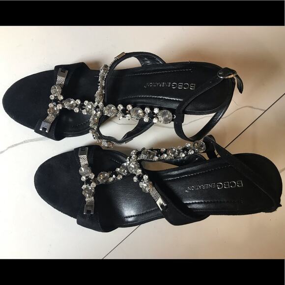 BCBGeneration rhinestone heels NWOB - Picture 8 of 8